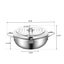 Toque 20cm Japanese Deep Frying Pot Stainless Steel Tempura Fryer Fry Pan Silver Carousel 10