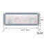 Bopeep Kids Baby Safety Bed Rail Guard Adjustable Folding Child Toddler King Carousel 10