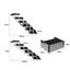Pawz 6 Steps Dog Ramp Adjustable Height Stair Car Dog Folding Portable Aluminium Carousel 10