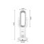 Spector Heater Bladeless Fan Airflow Timer Remote Control Oscillating Low DB Carousel 10