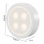 Emitto 3x RGB LED Under Cabinet Puck Lights Remote Control Kitchen Display Lamp Carousel 10