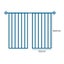 Marlow 2XBlockout Curtains Chenille Blackout Draperies Eyelet Day 132x250 Blue Carousel 10