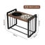Pawz Adjustable Height Pet Feeder Elevated Dual Raised Water Food Bowl Large Carousel 10