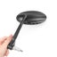 Ultra Black Bar End Mirrors for E-bike Bicycle with 7/8" Hollow Handlebar Carousel 1