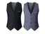 Slim Fit Suit Vests For Men Black Grey Navy Blue Business Casual Male Waistcoat Carousel 4