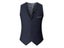 Slim Fit Suit Vests For Men Black Grey Navy Blue Business Casual Male Waistcoat Carousel 5
