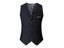 Slim Fit Suit Vests For Men Black Grey Navy Blue Business Casual Male Waistcoat Carousel 6