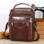 Large Capacity Retro Cowhide Crossbody Bag Carousel 1