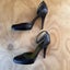 Raoul Black Leather Stiletto Heels Size 38 Carousel 5