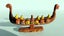 Vintage Small Viking Plastic Ship Carousel 1