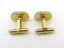 Christian Dior Gold Silver Tone Metal Logo Cufflinks Carousel 3