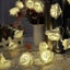 My Decorations 20 White Rose 3D Fairy Lights 3M String Battery (Aa) Indoor & Out Carousel 4
