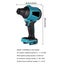 Cordless Air Duster Dust Blower Inflator Cleaner Fits Makita 18V Battery Carousel 5