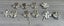Hinge Mounting Plates 10 Pack #1A - $1 Reserve (Box Y) Carousel 1