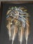 Original Painting Feather Art Triptych: Papatuanuku and Ranginui Carousel 7
