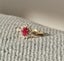 9ct GOLD 0.50ct MINIATURE RUBY CLUSTER Carousel 5