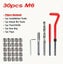 30PCS M6 Thread Repair Kit Helicoil Insertion Tool Thread Restoring Kit Carousel 1