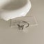 Elegant Crystal Butterfly Adjustable Ring Carousel 4