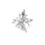 Elegant purple Crystal Butterfly Adjustable Ring Carousel 3