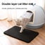 Cat Litter Mat EVA Double Layer Cat Litter Mat Cat Litter Basin Sand Falling Carousel 6