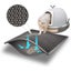 Cat Litter Mat EVA Double Layer Cat Litter Mat Cat Litter Basin Sand Falling Carousel 7