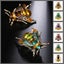 Buzzy Wuzzy Bumblebee Brooch - Honeybee, Bee, Honey, Yellow, Green, Wasp, Ena... Carousel 1