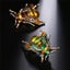 Buzzy Wuzzy Bumblebee Brooch - Honeybee, Bee, Honey, Yellow, Green, Wasp, Ena... Carousel 4