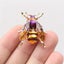 Buzzy Wuzzy Bumblebee Brooch - Honeybee, Bee, Honey, Yellow, Green, Wasp, Ena... Carousel 13