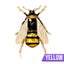 Buzzy Wuzzy Bumblebee Brooch - Honeybee, Bee, Honey, Yellow, Green, Wasp, Ena... Carousel 20