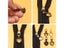 5Pcs Metal Zipper Puller Tap Slider DIY Sewing Zipper Sliders Replacement Carousel 8