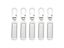5Pcs Metal Zipper Puller Tap Slider DIY Sewing Zipper Sliders Replacement Carousel 1