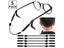 1/5pcd Universal Adjustable Eyewear Retainer For Sports Sunglasses Unisex Strap Carousel 5