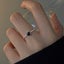 Silver-Tone Black Heart Statement Ring Carousel 3