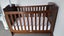 Wooden Baby Cot + Mattress + Mobile Carousel 6