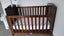 Wooden Baby Cot + Mattress + Mobile Carousel 8
