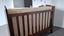 Wooden Baby Cot + Mattress + Mobile Carousel 9