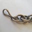 Antique Chatelaine Dog Head With Glass Eyes Silver Toned Carousel 3