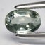 $1 RES * Buy Now $1,350.00 * 0.68ct Unheated Green Oval Sapphire Loose Gemstone Carousel 1