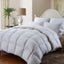 Royal Comfort 350Gsm Luxury Soft Bamboo All Seasons Quilt Duvet Double White Carousel 2