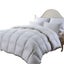 Royal Comfort 350Gsm Luxury Soft Bamboo All Seasons Quilt Duvet Single White Carousel 1