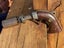 Volley Gun. Interesting percussion pepperbox. Can be a trap, or self protection. Carousel 4