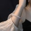 Genuine White Freshwater Pearl Bracelet / 18KGP Gold Carousel 5
