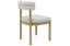 Zia Linen & Oak Dining Chair - Grey Fleck Carousel 2