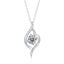 1ct Moissanite Diamond Pendant Necklace Round S925 Silver 18K Gold Plated QX01 Carousel 1