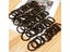 50/100pcs Black Hair Bands For Women Girls Hairband High Elastic Rubber Band Carousel 6
