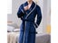 Men Bathrobe Fleece Mens Bath Robe Man Winter Warm Casual Flannel Robe Carousel 3