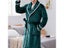 Men Bathrobe Fleece Mens Bath Robe Man Winter Warm Casual Flannel Robe Carousel 4