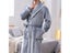 Men Bathrobe Fleece Mens Bath Robe Man Winter Warm Casual Flannel Robe Carousel 6