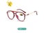 ACE Retro Fashion Beam Square Presbyopia Glasses For Men Women Anti Blue Light Carousel 5