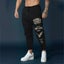 Autumn Men Sports Leisure Fitness Training Long Pants Loose Style Cotton Carousel 5